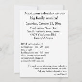 Cute Family Reunion Kaart (Achterkant)