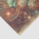 Cute Fancy Victoriaanse Steampunk Varken Decoupage Tissuepapier (Detail)