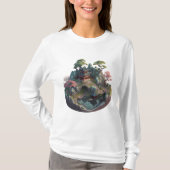 Cute Fantasy 3D Landscape Long-sleeve T-shirt (Voorkant)