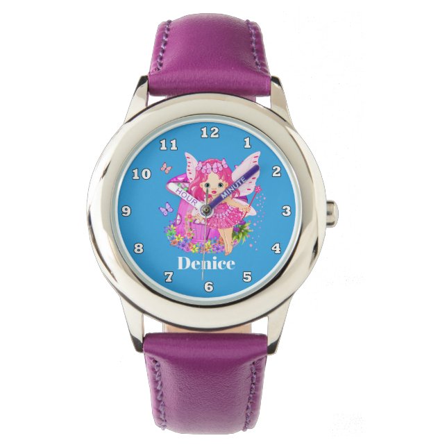 Cute Fantasy Fairy meisjes Horloge (Voorkant)