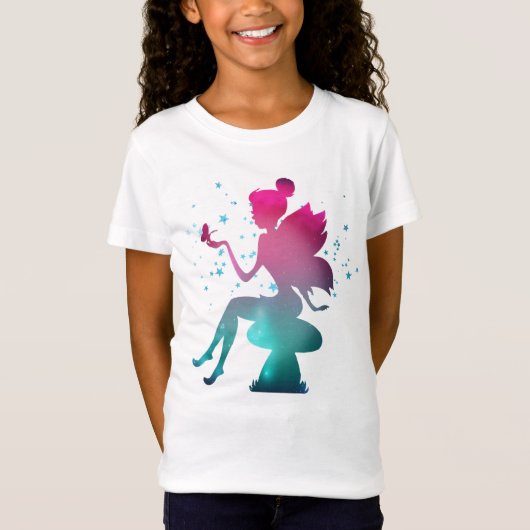 Cute Fantasy Fairy meisjes T-shirt (Voorkant)