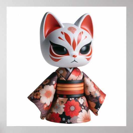 Cute Fantasy Pop Wall Art Poster voor Moderne Kame (Voorkant)
