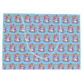 Cute Fantasy Unicorn Groot Cadeauzakje (Achterkant)