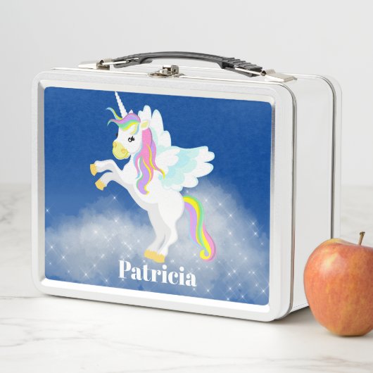 Cute Fantasy unicorn voegt naam toe (In situ)