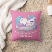 Cute Fantasy unicorn voegt naamkamerdecor toe Kussen (Deken)