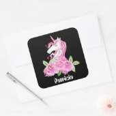 Cute Fantasy unicorn voegt sticker toe (Envelop)