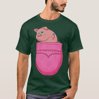 Cute Farm Animal Pig Lover Farmer Animal Lover Poc T-shirt