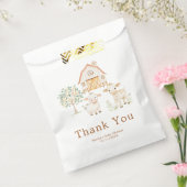 Cute Farm Barn Baby Shower  Bedankzakje (Gezegeld)