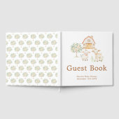 Cute Farm Barn Baby Shower Gastenboek (Volledig)