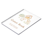 Cute Farm Barn Baby Shower Guest Book Notitieboek (Linkerzijde)