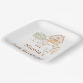 Cute Farm Barn Cows Birthday Papieren Bordje (Gebogen)