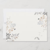 Cute Farm Chick Watercolor Bloemen Baby Shower Notitiekaartje (Achterkant)