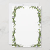 ِCute Farm Chicken Baby Shower  Kaart (Achterkant)