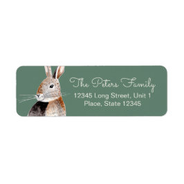 Cute farm Rabbit | BABY SHOWER Etiket