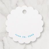 Cute Farm Sheep Farm Party Animal Ball Bedankjes Labels (Achterkant)