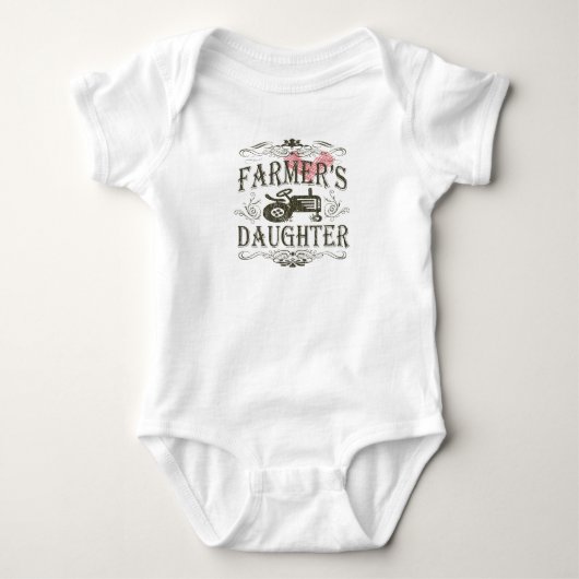 Cute Farmer's dochter T-shirt (Voorkant)