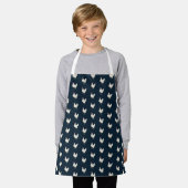 Cute Farmhouse Style Chicken Pattern Apron Schort (Gedragen)