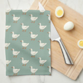 Cute Farmhouse Style Ducks Kitchen Towel Theedoek (Quarter Fold)