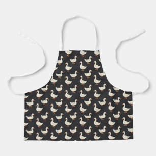 Cute Farmhouse Style Ducks Pattern Apron Schort