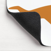 Cute Fast Cartoon Kangaroo Mousepad Muismat (Hoek)