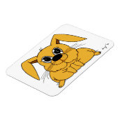 Cute Fat Bunny Flexible Magnet Magneet (Linkerzijde)