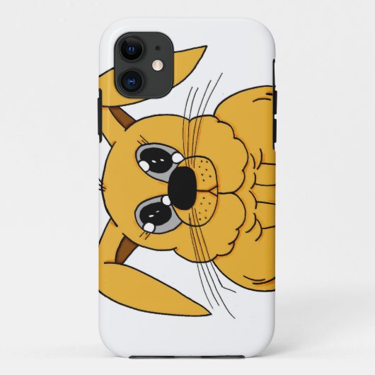 Cute Fat Bunny iPhone 5 Hoesje (Achterkant)