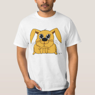 Cute Fat Bunny Mannen Value T-Shirt
