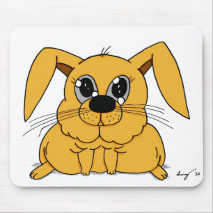 Cute Fat Bunny Mousepad Muismat