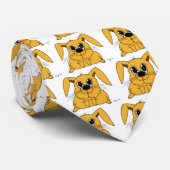 Cute Fat Bunny Necktie Stropdas (Opgerold)