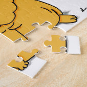 Cute Fat Bunny Puzzle Legpuzzel (Zijkant)