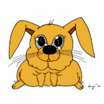 Cute Fat Bunny Sculpture Magnet Fotobeeldje Magneet<br><div class="desc">Geef toe aan de vlotte, knuffelbare, liefdevolle mantezin van Cute Fat Bunny! Je weet dat je je niet kunt verzetten! Dit originele ontwerp is voorzien van de schattige, smakelijk uitziende Cute Fat Bunny! Het ontwerp werd met de hand geschetst in potlood en pen en dan digitaal gekleurd. Copyright 2012 door...</div>