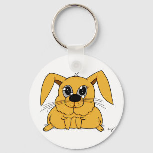Cute Fat Bunny Sleutelhanger