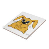 Cute Fat Bunny Tegel Tegeltje (Zijkant)