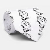 Cute Fat Cat Stropdas (Opgerold)