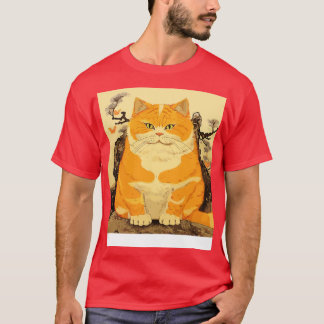 Cute Fat Cat T-shirt