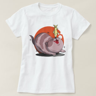 Cute Fat Cat T-shirt