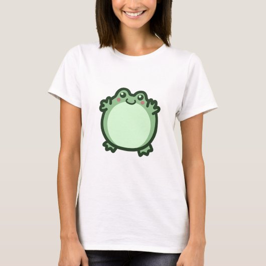 Cute Fat Frog T-shirt (Voorkant)