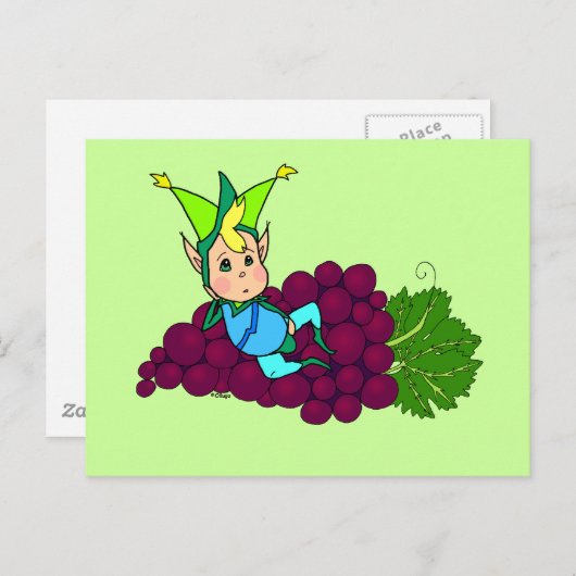 Cute fat goblin briefkaart (Voorkant / Achterkant)