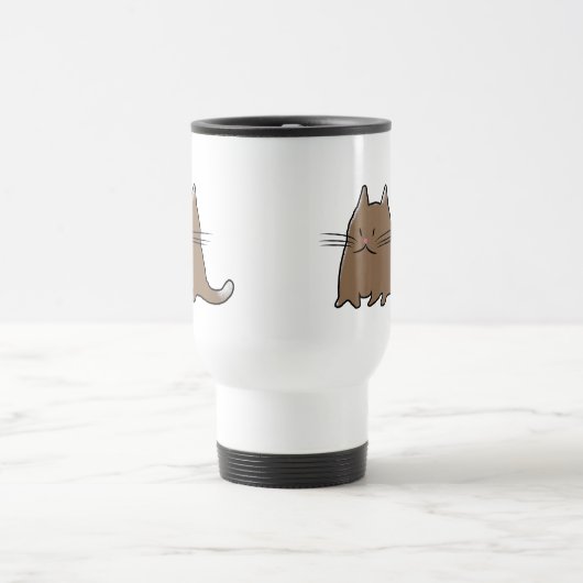 Cute Fat Little Chubby Kitty Cat Reisbeker (Center)