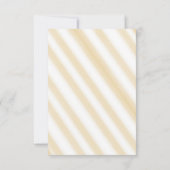 Cute Fat Orange Cat 1st Birthday Bedankkaart (Achterkant)