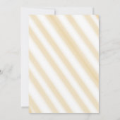 Cute Fat Orange Cat 1st Birthday Kaart (Achterkant)