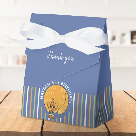 Cute Fat Oranje Cat Bedankdoosjes