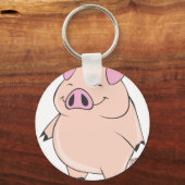 Cute Fat Pig Sleutelhanger (Voorkant)
