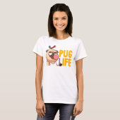 Cute Fat Pug T-Shirt (Voorkant volledig)