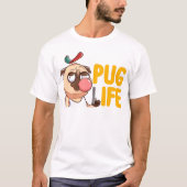 Cute Fat Pug T-Shirt (Voorkant)
