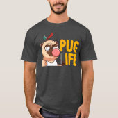 Cute Fat Pug T-Shirt (Voorkant)