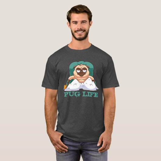 Cute Fat Pug T-Shirt (Voorkant volledig)