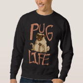 Cute Fat Pug Trui (Voorkant)