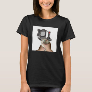 Cute Fat Rat Being Grabbed Meme T-shirt