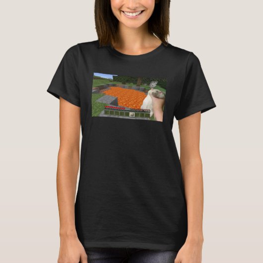 Cute Fat Rat Being Grabbed Meme T-shirt (Voorkant)